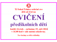 Cvičení předškolních dětí