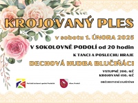 Krojovaný ples - 1. února 2025 (Podolí)