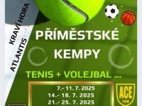 Příměstské kempy tenis + volejbal